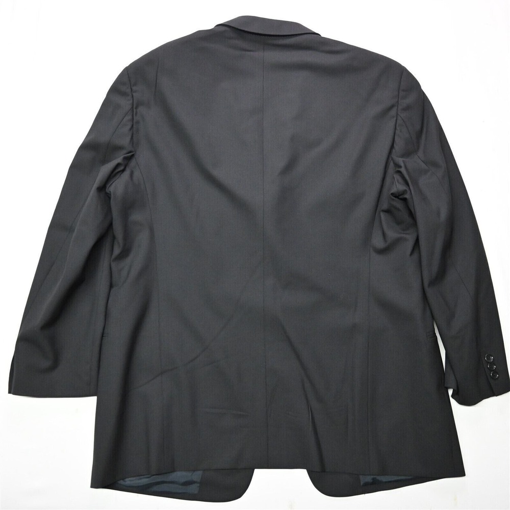 Armani Collezioni 42R Black Made in Italy Wool Mens Blazer‎ Sport Coat Jacket - Picture 12 of 12